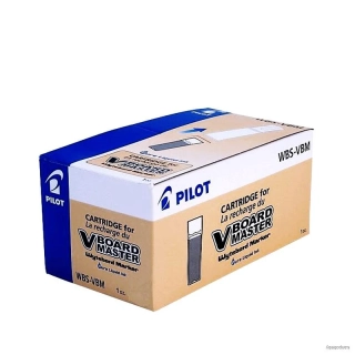 Náplň do popisovačov na tabule, PILOT "V-Board Master", čierna/12